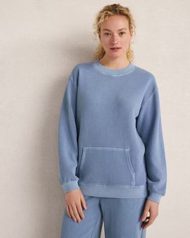 Haven Well Within Haven Well Within Resti Organic Cotton Waffle Pocket Crewneck