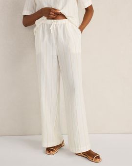 Haven Well Within Haven Well Within Silky Linen Blend Drawstring Pants