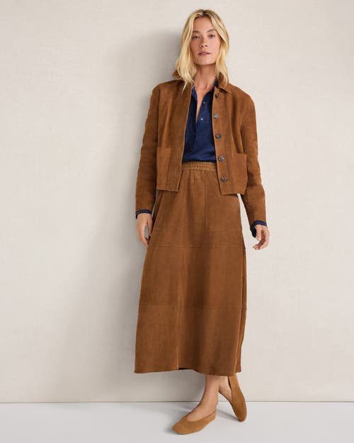 Haven Well Within Haven Well Within Suede Patch Pocket Midi Skirt
