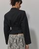 Havre Studio Havre Studio Cropped Belted Blazer - 2