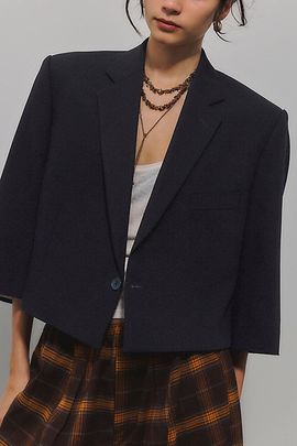 Havre Studio Havre Studio Cropped Boxy Blazer