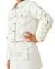 Hayden Girls Hayden Girls Kids' Bow Detail Cropped Denim Jacket - 3