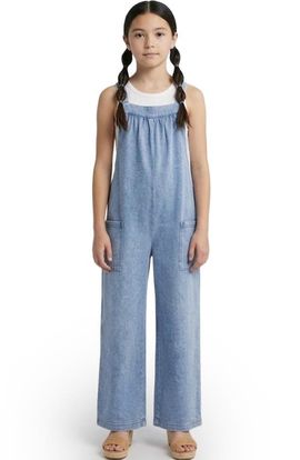 Hayden Girls Hayden Girls Kids' Denim Wide Leg Overalls