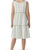 Hayden Girls Hayden Girls Kids' Embroidered Botanical Sleeveless Tiered Dress - 2