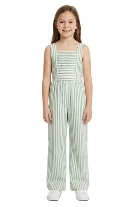 Hayden Girls Hayden Girls Kids' Striped Smocked Jumpsuit