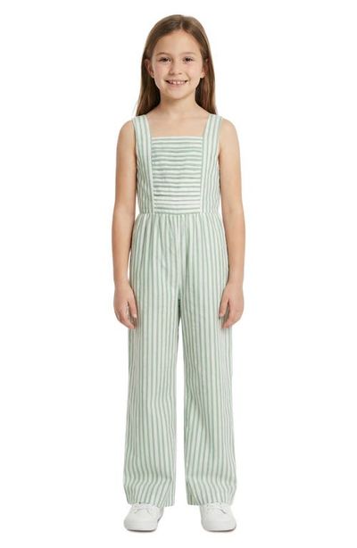 Hayden Girls Hayden Girls Kids' Striped Smocked Jumpsuit