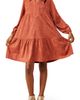 Hayden Girls Hayden Girls Kids' Vegan Faux Suede Tiered Swing Dress - 1
