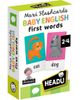 Headu Headu Maxi Flashcards Baby English First Words Language Game - 1