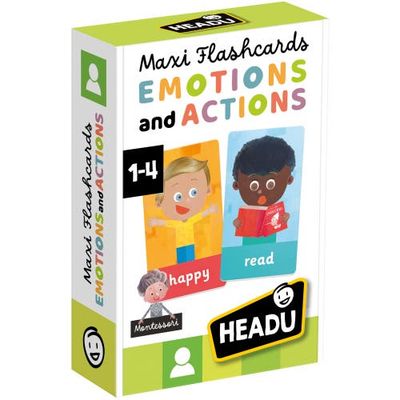 Headu Headu Maxi Flashcards Emotions & Actions Social Development Game