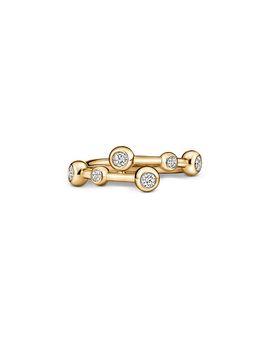 Hearts On Fire Hearts On Fire 18K Yellow Gold Dream Diamond Bezel Bypass Ring