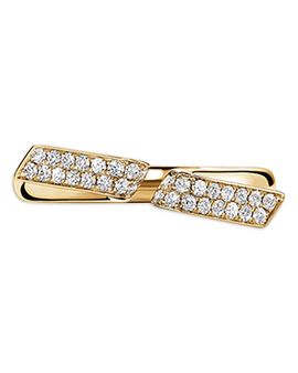 Hearts On Fire Hearts On Fire 18K Yellow Gold Inside Out Diamond Flip Cuff Ring