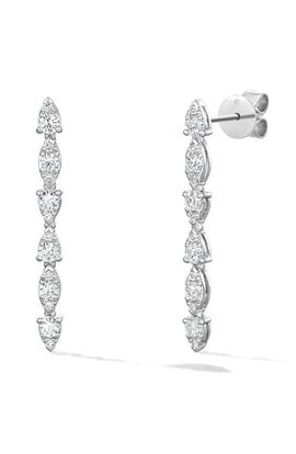 HEARTS ON FIRE HEARTS ON FIRE Aerial Diamond Dewdrop Linear Earrings