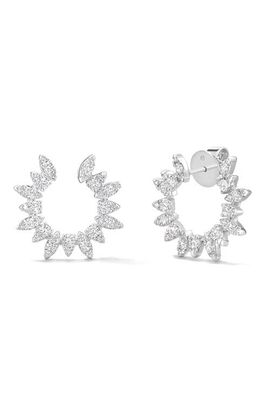 HEARTS ON FIRE HEARTS ON FIRE Aerial Diamond Sunburst Earrings