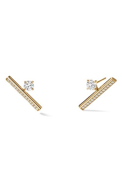 HEARTS ON FIRE HEARTS ON FIRE Barre Floating Diamond Climber Earrings