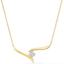 HEARTS ON FIRE HEARTS ON FIRE Vela Crossover Pendant Necklace