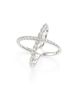 Hearts On Fire Women's Lorelei 18K White Gold & 0.95-1.05 TCW Diamond Crisscross Ring - 4