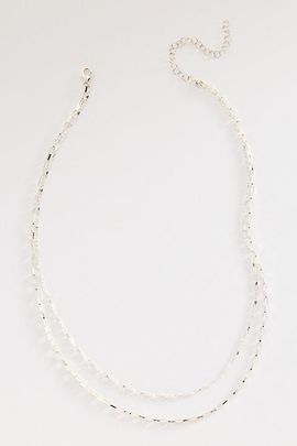 Heather Hawkins Draped Drawn Box Chain Necklace