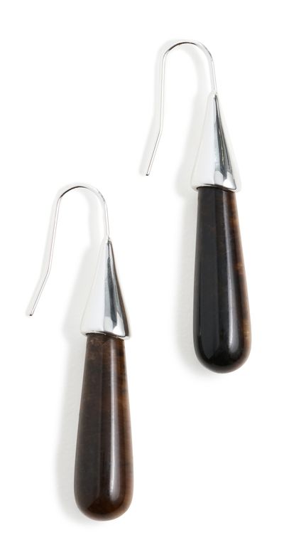 Heaven Mayhem Heaven Mayhem Arco Earrings Tigers Eye One