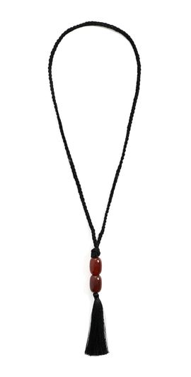 Heaven Mayhem Heaven Mayhem Crisia Rope Necklace Black One