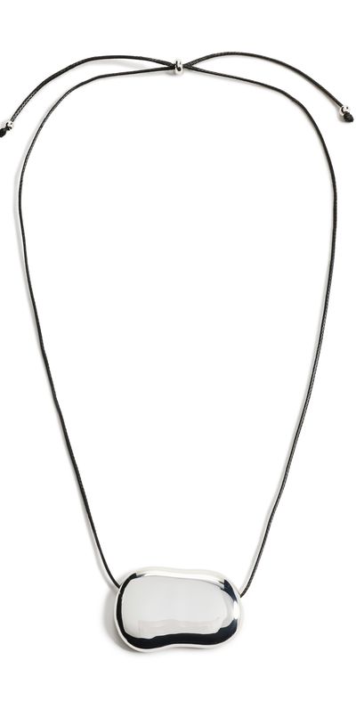 Heaven Mayhem Heaven Mayhem Julia Silver Necklace Silver/Black One Size