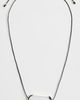 Heaven Mayhem Heaven Mayhem Julia Silver Necklace Silver/Black One Size - 2