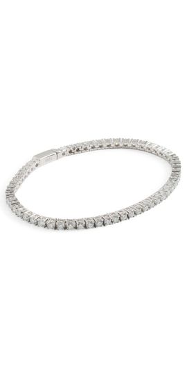 Heaven Mayhem Heaven Mayhem Lab Grown Tennis Bracelet Silver One