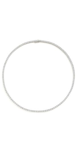Heaven Mayhem Heaven Mayhem Lab Grown Tennis Necklace Silver One