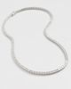 Heaven Mayhem Heaven Mayhem Lab Grown Tennis Necklace Silver One - 4