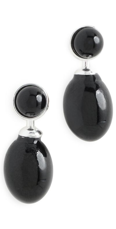 Heaven Mayhem Heaven Mayhem Leni Earrings Silver/Black One