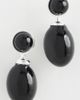 Heaven Mayhem Heaven Mayhem Leni Earrings Silver/Black One - 2