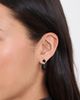 Heaven Mayhem Heaven Mayhem Leni Earrings Silver/Black One - 3