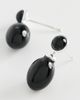 Heaven Mayhem Heaven Mayhem Leni Earrings Silver/Black One - 4