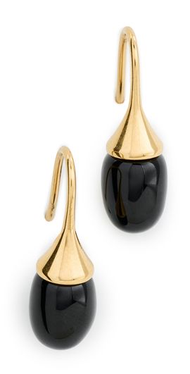 Heaven Mayhem Heaven Mayhem Odette Earrings Black/Gold One