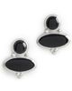 Heaven Mayhem Heaven Mayhem Romy Earrings Silver/Black One - 1