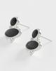 Heaven Mayhem Heaven Mayhem Romy Earrings Silver/Black One - 4
