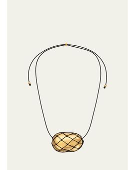 Heaven Mayhem Julia Net Necklace, Gold