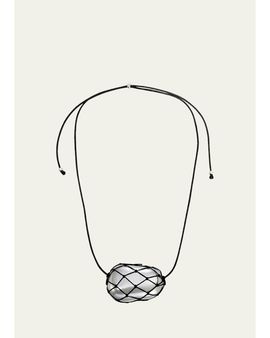 Heaven Mayhem Julia Net Necklace, Silver