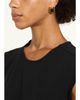 Heaven Mayhem Prize 18K Gold Plated Earrings, Black - 2