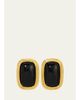 Heaven Mayhem Ribbon Earrings, Gold - 1
