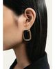 Heaven Mayhem Ribbon Earrings, Gold - 2