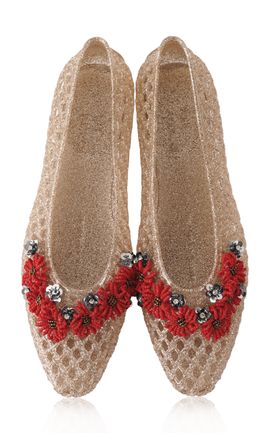 HEAVENLY JELLY HEAVENLY JELLY Flora Embellished Jelly Shoes