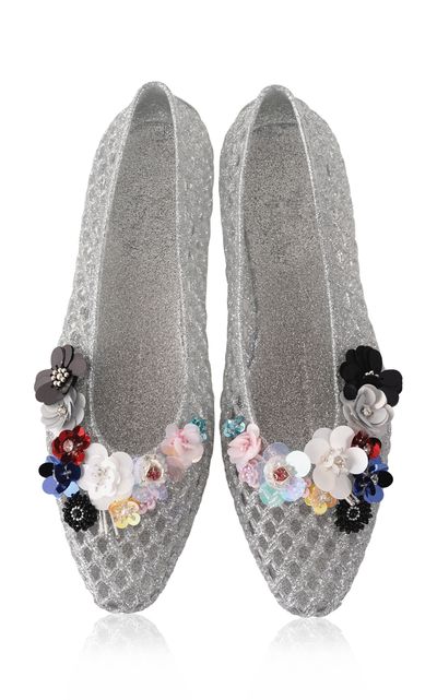 HEAVENLY JELLY HEAVENLY JELLY Petal Embellished Jelly Shoes