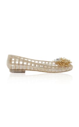 HEAVENLY JELLY HEAVENLY JELLY Petalie Embellished Jelly Shoes