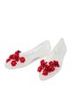 Heavenly Jelly Heavenly Jelly Women's Nova Sequin Flower White Jelly Shoes - 3