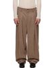 Hed Mayner Hed Mayner Brown Check Trousers - 1