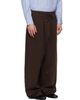 Hed Mayner Hed Mayner Brown Embroidered Sweatpants - 2