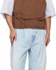 Hed Mayner Hed Mayner Brown Knit Sweater Vest - 4