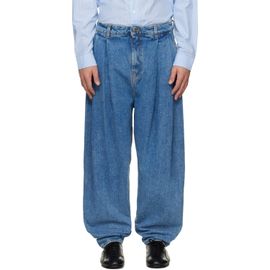 Hed Mayner Hed Mayner Bue Pleated Jeans