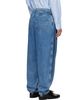 Hed Mayner Hed Mayner Bue Pleated Jeans - 3