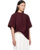 Hed Mayner Hed Mayner Burgundy Embroidered T-Shirt - 2